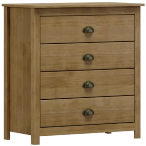 Comoda 4 Gavetas Madeira Maciça 80 cm 9101 Freijo Milani Store Comoda 4 Gavetas Madeira Maciça 80 cm 9101 Freijo Milani Store