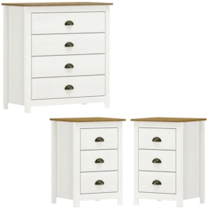 Comoda 4 Gv 02 Mesas de Cabeceira 3 Gv Madeira Maciça Branco Freijo Milani Store Comoda 4 Gv 02 Mesas de Cabeceira 3 Gv Madeira Maciça Branco Freijo Milani Store