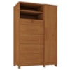 Comoda 5 Gavetas 1 Porta 2 Nichos Imperio 116X172 cm Cinamomo ZANZ