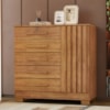 Comoda 5 Gavetas 1 Porta 99 cm Mary Cedro RUDK