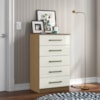Comoda 5 Gavetas 61 cm 2014140 Atacama Off White ARMoveis