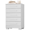 Comoda 5 Gavetas 64 cm Paola Branco RUDK