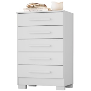 Comoda 5 Gavetas 64 cm Paola Branco RUDK