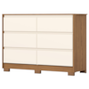Comoda 6 Gavetas 130 cm Ravenna Nature Off White HENN