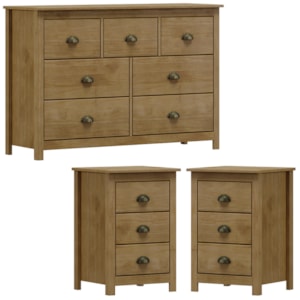 Comoda 7 Gv 02 Mesas de Cabeceira 3 Gv Madeira Maciça Freijo Milani Store Comoda 7 Gv 02 Mesas de Cabeceira 3 Gv Madeira Maciça Freijo Milani Store