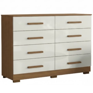 Comoda 8 Gavetas 136 cm MDP 2014148 Atacama Off White ARMoveis