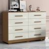 Comoda 8 Gavetas 136 cm MDP 2014148 Atacama Off White ARMoveis
