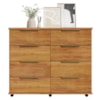 Comoda 8 Gavetas Com Rodizios 121 cm Athenas Cedro RUDK
