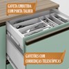 Composicao Cozinha Modulada 7 Peças Kit 7 Oak Menta PLN