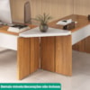 Conexao Para Mesa Escritorio Tamburato 59X59 Y37 Branco Artany