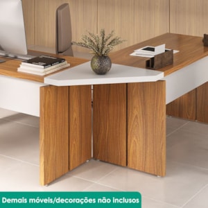 Conexao Para Mesa Escritorio Tamburato 59X59 Y37 Branco Artany
