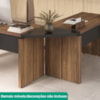 Conexao Para Mesa Escritorio Tamburato 59X59 Y37 Preto Artany