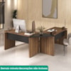 Conexao Para Mesa Escritorio Tamburato 59X59 Y37 Preto Artany