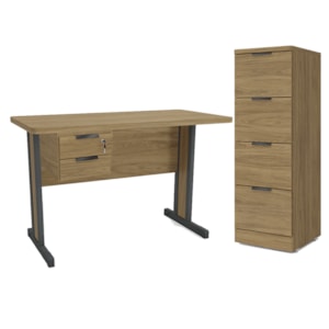 Conjunto Escritorio 3 Pecas 200401 Versatil Itapua Kappesberg