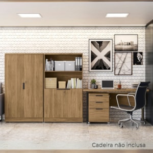 Conjunto Escritorio 4 Pecas Versatil Itapua Kappesberg