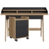 Conjunto Escritório Home Office 2 Peças 27999X27998 Nero Hanover Artesano