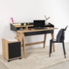 Conjunto Escritório Home Office 2 Peças 27999X27998 Nero Hanover Artesano