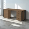 Conjunto Escritorio Industrial Mesa e Gaveteiros Frame Munique Kappesberg