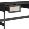 Conjunto Estante E Escrivaninha Pes Madeira 27974 Nero Preto Artesano