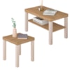 Conjunto Mesa de Centro e Apoio MCA45 Carvalho Off White ARLY