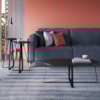 Conjunto Mesa De Centro Sala De Estar 27959 Preto Artesano