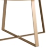Conjunto Mesa De Centro Sala De Estar 27960 Hanover Dourado Artesano