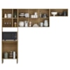 Cozinha 3 Pecas 251 cm MDF Vert Plus Freijo Freijo ABS Pto KTP