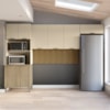 Cozinha 3 Pecas Glam 320 cm Freijo Vanilla Cp Ripado Freijo KTP