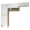 Cozinha 3 Pecas Nala 222 cm Freijo Supremo Cp Ripado Freijo KTP