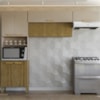 Cozinha 3 Pecas Urbane 260 cm Freijo Vanilla Cp Ripado Freijo KTP