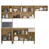 Cozinha 4 Pecas 251 cm MDF Vert Plus Freijo Freijo Soft KTP