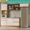 Cozinha Armario 4 Peças Paneleiro Balcao Para Pia Etna Carvalho Oak Off White POLIMAN