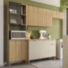 Cozinha Balcao Tampo 251 cm MDF Vert Plus Freijo Freijo Soft KTP