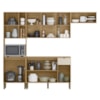Cozinha Balcao Tampo 251 cm MDF Vert Plus Freijo Freijo Soft KTP