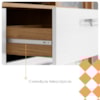Cozinha Compacta 10P 2G 222 cm Intense Freijo Supremo KTP