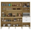 Cozinha Compacta 10P 2G 222 cm Intense Freijo Supremo KTP