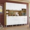 Cozinha Compacta 10P 2G 222 cm Intense Freijo Supremo KTP