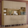 Cozinha Compacta 10P 2G 222 cm Intense Freijo Vanilla KTP