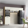 Cozinha Compacta 197cm 6 Portas Atacama Off White Armoveis