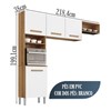 Cozinha Compacta 4 Portas 2012147 Atacama Off White ARMoveis