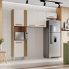 Cozinha Compacta 5 Portas 210cm 2012155 Atacama Off White ARMoveis