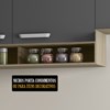 Cozinha Compacta 5 Portas 240CM 10027 Oak Grafite PLN