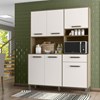 Cozinha Compacta 6 Portas 1 Gaveta 15012 Oak Off White PLN