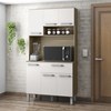 Cozinha Compacta 6 Portas 1 Gaveta 91CM 15013 Oak Off White PLN