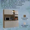 Cozinha Compacta 6 Portas 439 Castanha Off White POQQ