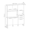 Cozinha Compacta 6P 2G 161 cm Montesa Freijo Gris KTP