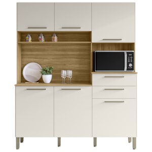 Cozinha Compacta 6P 2G 161 cm Montesa Freijo Soft KTP