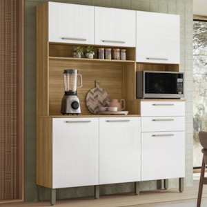 Cozinha Compacta 6P 2G 161 cm Montesa Freijo Supremo KTP