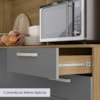 Cozinha Compacta 6P 2G 180 cm Ferrara Freijo Gris KTP