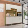 Cozinha Compacta 6P 2G 180 cm Ferrara Freijo Soft KTP